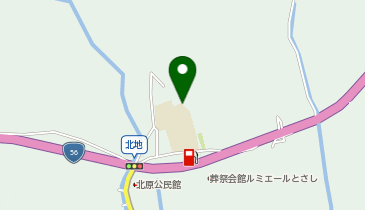 北原小学校の地図画像