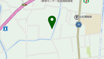 土佐市教育研究所の地図画像