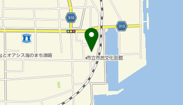 市民文化会館の地図画像