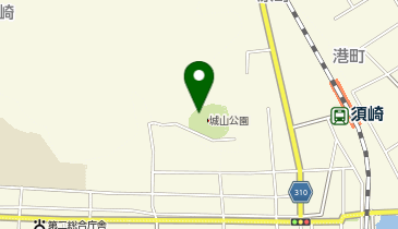 城山公園の地図画像