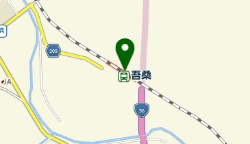 吾桑駅の地図画像