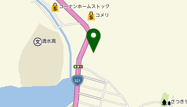 足摺環境衛生入口の地図画像