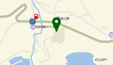 足摺岬小学校体育館の地図画像