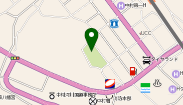 岡の下公園の地図画像