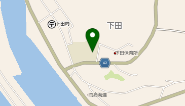 下田小学校の地図画像