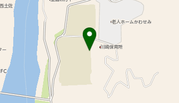西土佐中学校体育館の地図画像