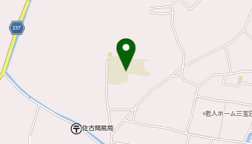 佐古小学校体育館の地図画像