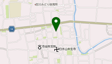 吉川北部集会所の地図画像