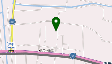 岸本防災コミュニティセンターの地図画像