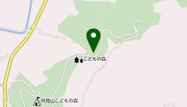 月見山第2霊園駐車場上の地図画像