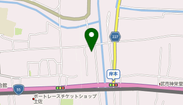 K1香我美町岸本1区津波避難タワーの地図画像