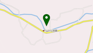 下山川公民館の地図画像