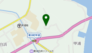 甲浦西4区避難場所(1)(甲浦小学校裏山)の地図画像