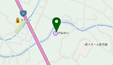 ホテルなはりの地図画像