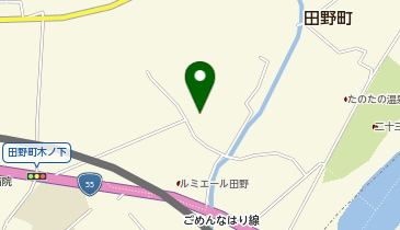 上地集会所の地図画像