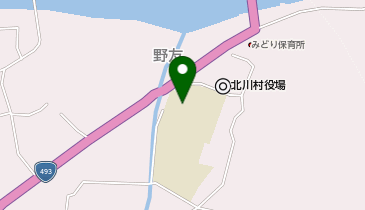 北川小学校の地図画像