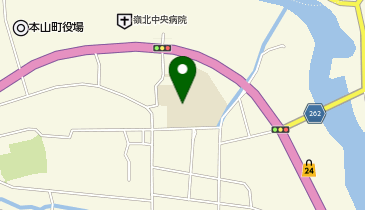 本山小学校 体育館の地図画像