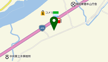 四区コミュニティセンターの地図画像