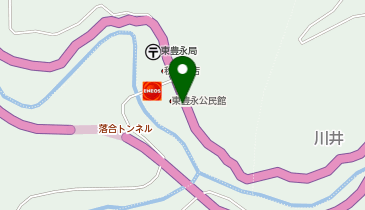 東豊永公民館の地図画像