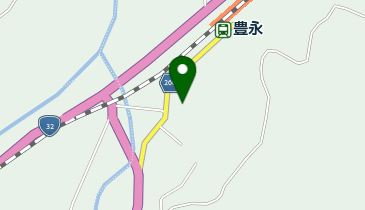 豊永保育所の地図画像