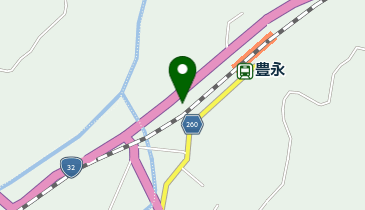 豊永公民館の地図画像