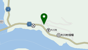 大川村総合福祉センターの地図画像