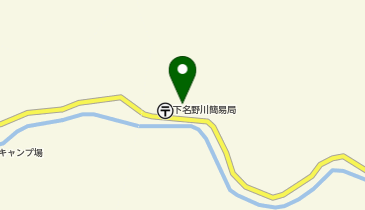 旧下名野川小学校グラウンドの地図画像