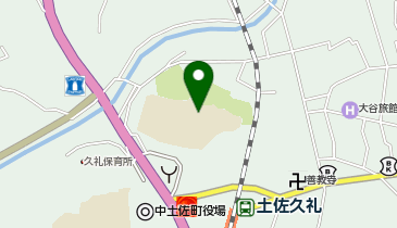 久礼小学校体育館の地図画像