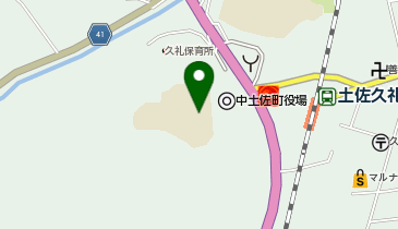 久礼中学校グラウンドの地図画像