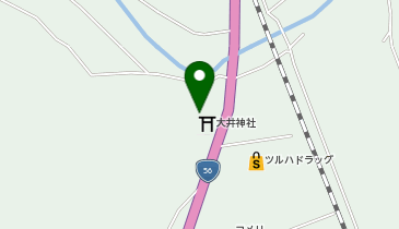 大井神社の地図画像