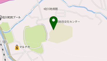 佐川中学校の地図画像