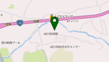 桜座の地図画像