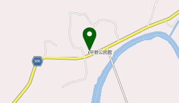 平野公民館の地図画像
