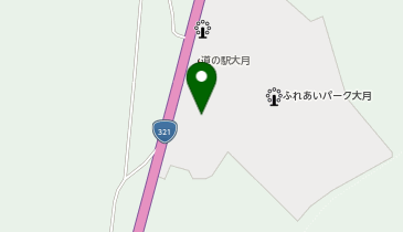 ふれあいパーク大月の地図画像