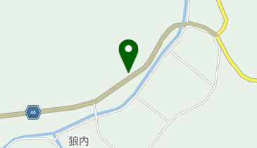 狼内集会所の地図画像