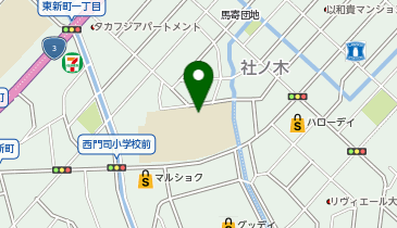 西門司小学校の地図画像