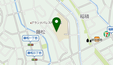 藤松小学校の地図画像