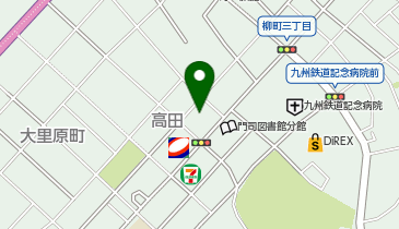 門司体育館の地図画像