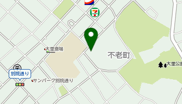 大里柔剣道場の地図画像