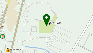 松ヶ江ふれあい公園の地図画像