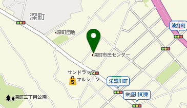 深町市民センターの地図画像