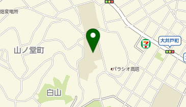 若松中学校の地図画像