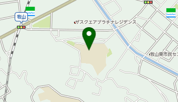 牧山小学校の地図画像