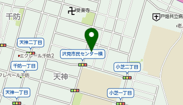 沢見市民センターの地図画像