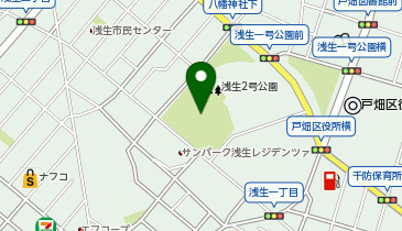 浅生公園(旧浅生2号公園部分)の地図画像