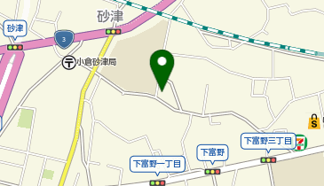 下富野公民館の地図画像