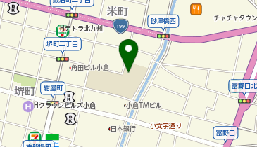 小倉中央小学校の地図画像