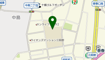 中島小学校の地図画像