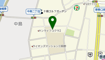 中島市民センターの地図画像