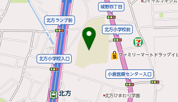 北方小学校の地図画像